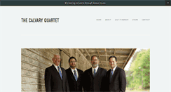 Desktop Screenshot of calvaryquartet.com