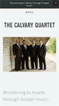 Mobile Screenshot of calvaryquartet.com